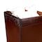 Dacasso Brown Crocodile Embossed Leather Waste Basket AG-2003 - alternate 2